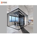 Lo Smart Glass del ristorante della sala riunioni il divisore interno di alluminio 8mm del muro divisorio