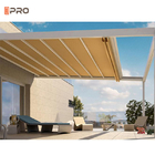 Pergola del tetto di piegatura del PVC del ristorante con il baldacchino ritrattabile