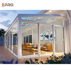 Camera solare esterna in vetro Florida Camera per giardino Casa di vetro bagno in alluminio