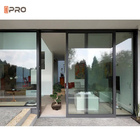 6063 Porte scorrevoli in alluminio per patio Porte moderne armadio vetro scorrevole Porte scorrevoli francesi sistema