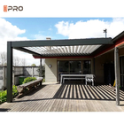 Pergola in alluminio moderno esterno impermeabile per il tetto isolato per il giardino