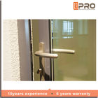 Porte a battente di alluminio durevoli ad alta resistenza con il trattamento di superficie di PVDF, produttore della cerniera di porta delle cerniere di porta di sicurezza