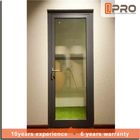 Porte a battente di alluminio di multi colore con la cerniera di alluminio rivestita della cerniera di porta della struttura di trattamento di superficie della polvere per lo stainle della porta