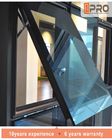 Finestra moderna della tenda della lega di alluminio, tende verticali della finestra di alluminio della finestra delle tende della finestra di vetro della tenda di economia di spazio
