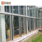 Parasole esteriore architettonico del pannello della finestra di alluminio di vetro aperta verticale della feritoia