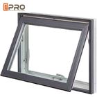 Cima Hung Aluminum Awning Windows/tende superiori di vetro dell'isolamento del fono assorbente della finestra di alluminio di Hung Windows per la casa