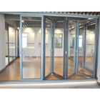 Piegatura di vetro pieghevole esteriore di alluminio di certificazione di iso delle porte dei portelli scorrevoli del popolare della Bi che fa scorrere le porte del patio