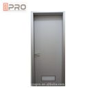 La polvere nera di colore ha ricoperto la porta a battente di vetro di alluminio per la cerniera del nero della cerniera di porta di programma di costruzione di alloggi per le porte bifold