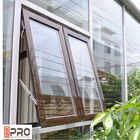 Certificazione di alluminio di iso di Windows della tenda di impatto di uragano con le finestre fisse della tenda dell'argano della catena del fondo superiore della finestra