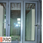 L'alluminio Windows Bifold della prova di uragano per i progetti della Camera ha personalizzato la finestra piegante frameless del Bi-popolare della finestra di vetro di dimensione