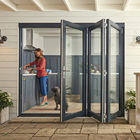 La Bi su ordinazione della cucina piega le porte pieganti di alluminio per la veranda