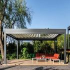 Pergola di alluminio moderna del patio di piegatura del tetto elettrico della feritoia