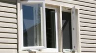 Doppia stoffa per tendine temperata Windows Porfile di alluminio di Slidng della vetrina trasparente