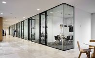 Divisione di vetro di vetro glassata di alluminio dell'ufficio incisa bordo della divisione dell'ufficio