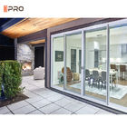 Porte di vetro di alluminio ISO9001 moderno enorme esteriore del patio di scivolamento