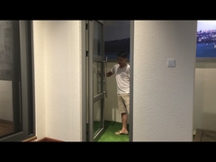 Anti Theft  Exterior Aluminum Hinged Patio Door For Shower