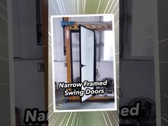 2 mm di alluminio doppio vetro vetroresistente porta scorrevole in vetro 2,1m altezza