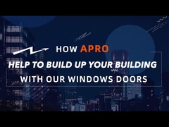 Porta pieghevole in alluminio multifunzionale rivestita in polvere personalizzata con sigillante in silicone