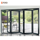 Il portello scorrevole del patio Bifold di vetro di alluminio esteriore impermeabilizza su misura