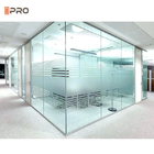 L'ufficio moderno di alluminio divide il fono assorbente di vetro glassato