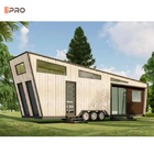 Kit di case prefabbricate per piccole case container all'aperto di lusso in acciaio leggero con una camera da letto