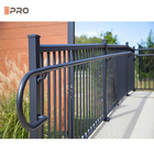 Facile da assemblare sicurezza di alluminio balaustra di confine recinzione muraria privacy recinzione