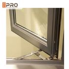 Stoffa per tendine a livello di alluminio facoltativa Windows di colore con finestra di alluminio della finestra di telaio della stoffa per tendine della rete metallica di sicurezza la doppia