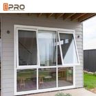 La tenda di alluminio Windows del doppi vetri/la cima di alluminio di Hung Roof Window ISO9001 della finestra di alluminio tenda superiore della feritoia ha appeso
