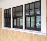 Sash scorrevole di vetro temperato di alluminio Windows/doppio lustrato triplo del grado commerciale ha lustrato Sash Windows