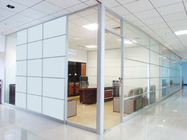 Divisioni moderne mobili dell'ufficio, divisione di vetro glassata interna della colonna