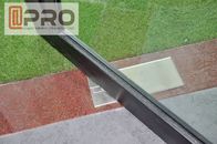 Porte di alluminio di vetro trasparenti del perno per la porta di esterno residenziale del perno dell'entrata principale del perno di tenuta dell'aria, cerniera del perno
