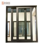 Colore nero Windows scorrevole di alluminio con il prezzo di alluminio su misura schermo della finestra di scivolamento della finestra di protezione dell'insetto