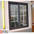 Porte scorrevoli di alluminio antinvecchiamento del patio per la finestra di scivolamento di alluminio su misura Camera interna di prezzi di colore