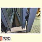 Alluminio di vetro temperato sistema commerciale Windows Bifold per la Bi della porta del popolare della Bi dei lowes del salone che piega le porte esteriori
