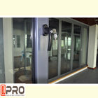 Grano di legno durevole Windows Bifold di alluminio con il popolare dell'Australia della finestra del balcone di piegatura di dimensione su misura schermo di nylon della mosca