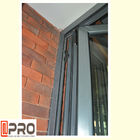 Alluminio di vetro temperato sistema commerciale Windows Bifold per la Bi della porta del popolare della Bi dei lowes del salone che piega le porte esteriori