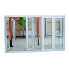Finestra di vetro di alluminio di scivolamento della Camera/portelli scorrevoli pieganti infrangibili che piegano il popolare di piegatura di vetro di finestra dello schermo della finestra