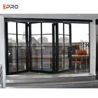 Patio di vetro di alluminio esteriore della porta di piegatura della porta di piegatura della Bi per il deposito