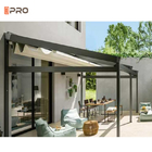 Moderno di alluminio ritrattabile delle tende della Camera del patio all'aperto flessibile motorizzato