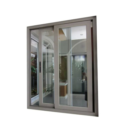Vetro colorato vetro temperato sezione vetro in alluminio telaio vetro scorrevole